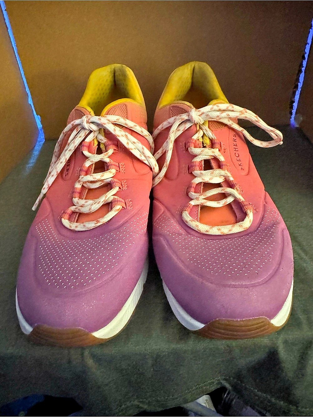 Skechers Street Tres-Air Uno - Hazey Sunset Athletic Shoes Pink & Purple